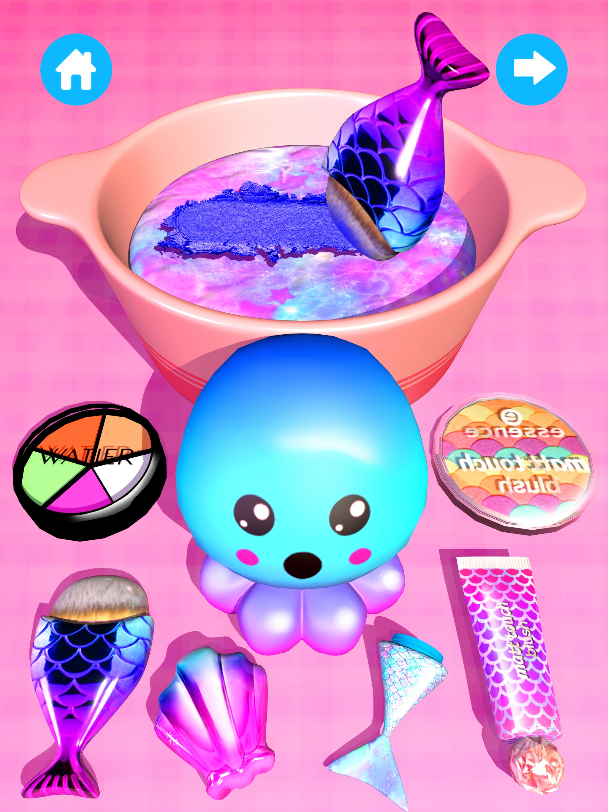 اسکرین شات 6 بازی Makeup Slime Master Girl Games