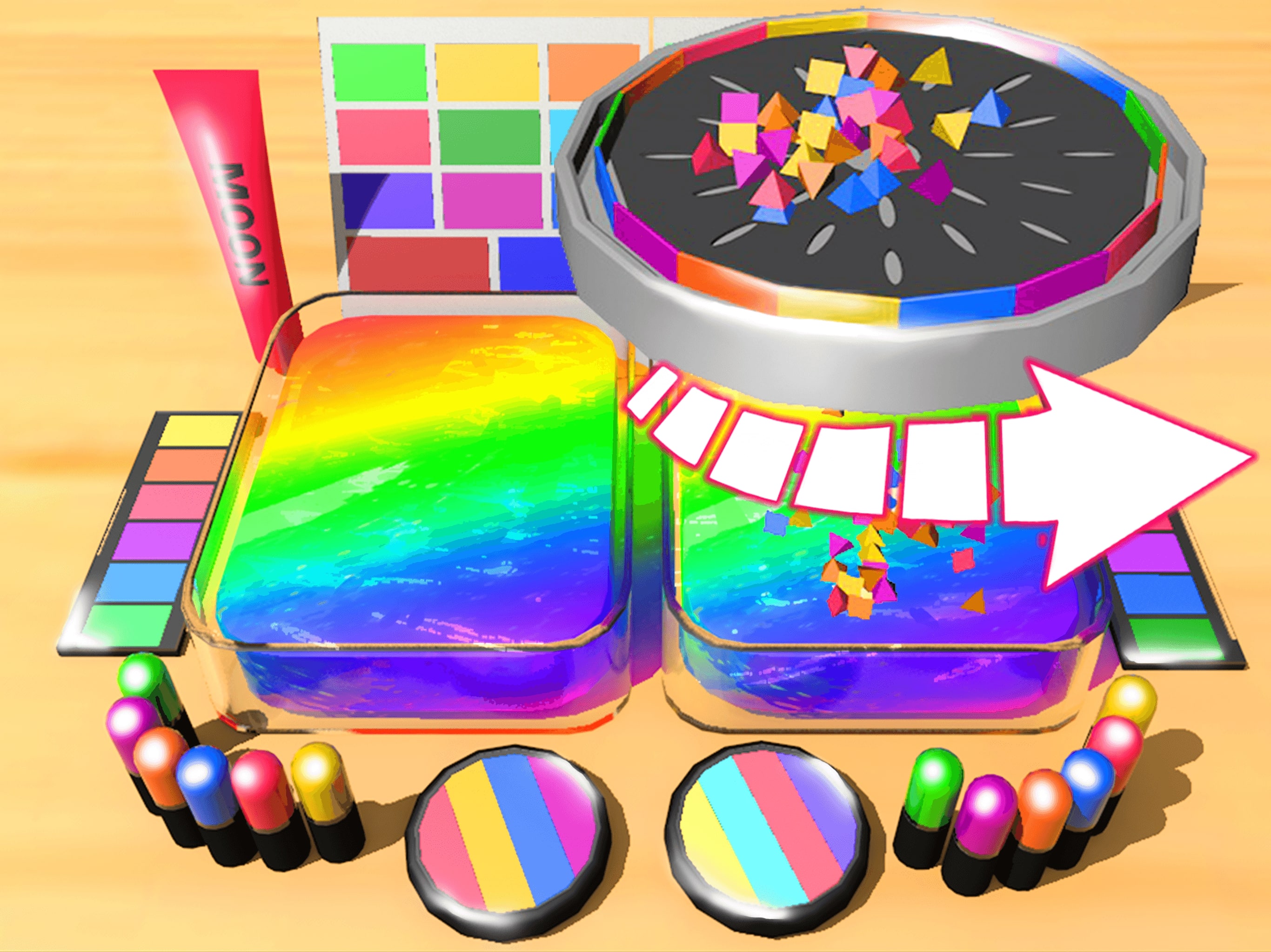 اسکرین شات 5 بازی Makeup Slime Fidget Toys Games