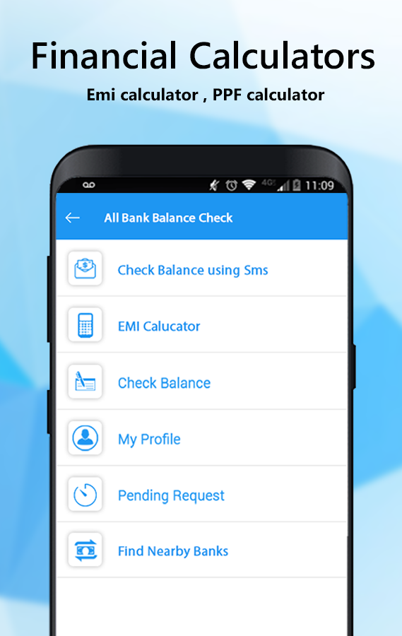 اسکرین شات 4 برنامه Bank Balance check : All Bank