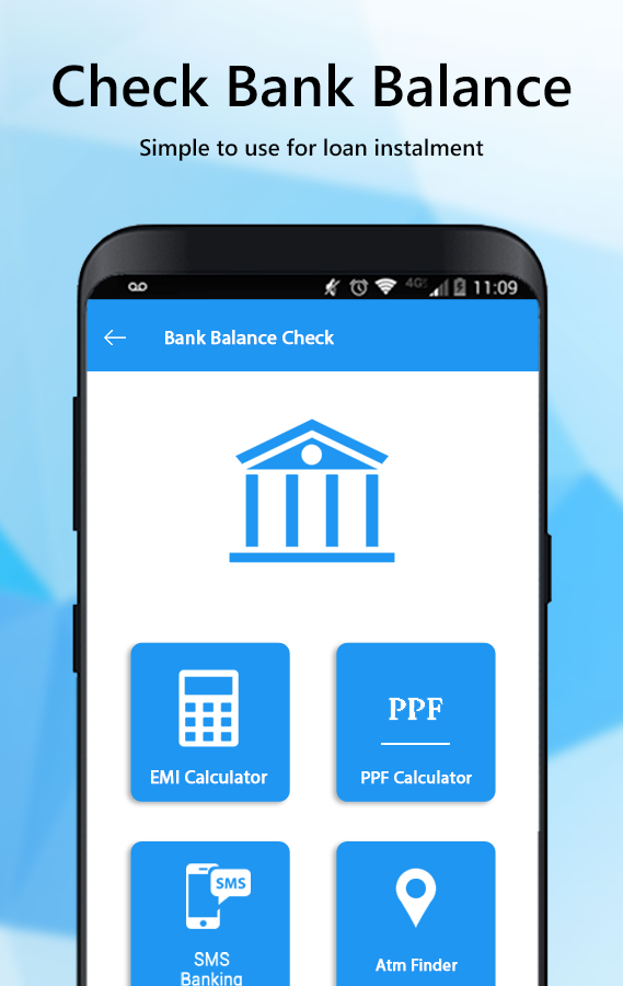 اسکرین شات 5 برنامه Bank Balance check : All Bank