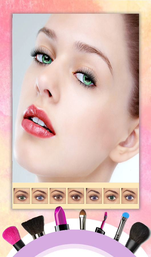 اسکرین شات 4 برنامه Makeup Magic Face Makeover Bea