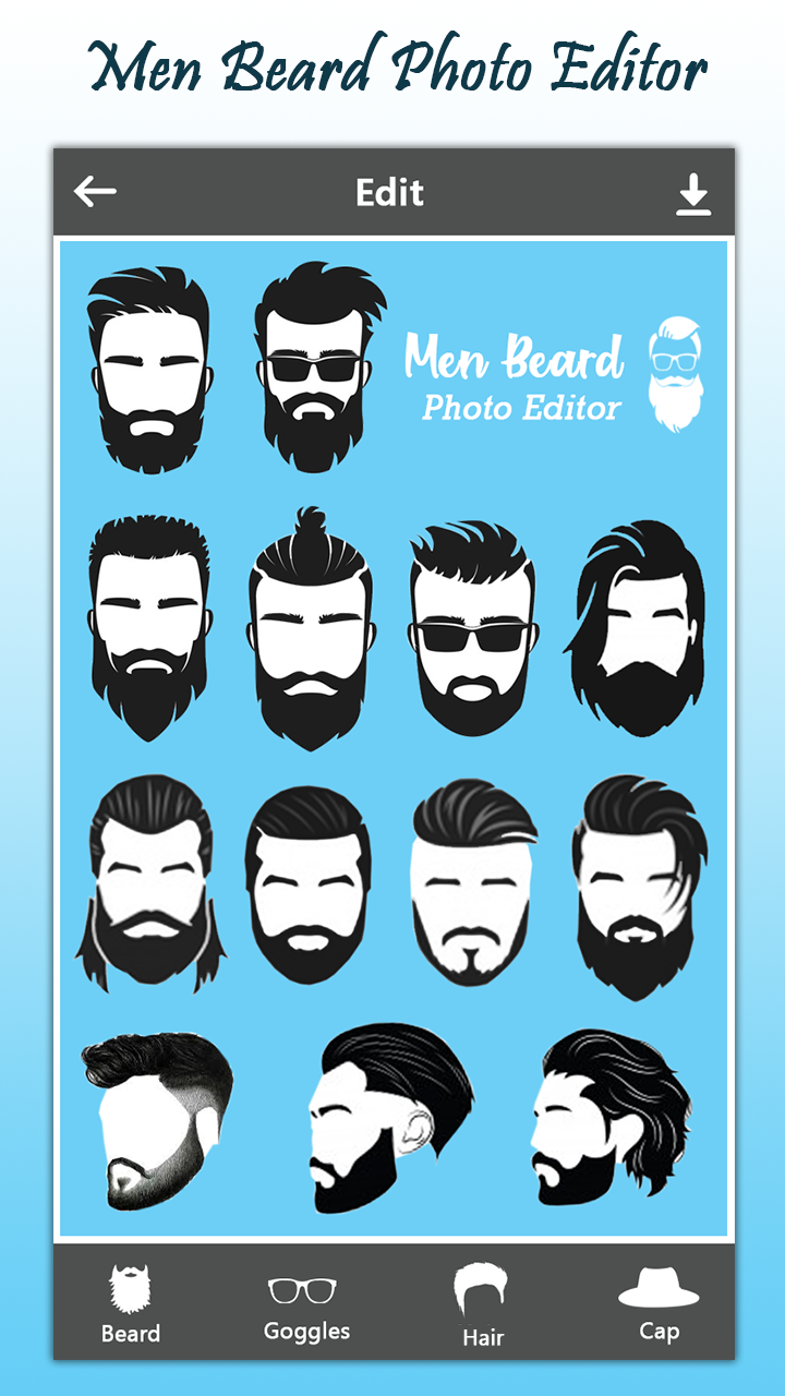 اسکرین شات 5 برنامه Men Beard Photo Editor Boy Hai