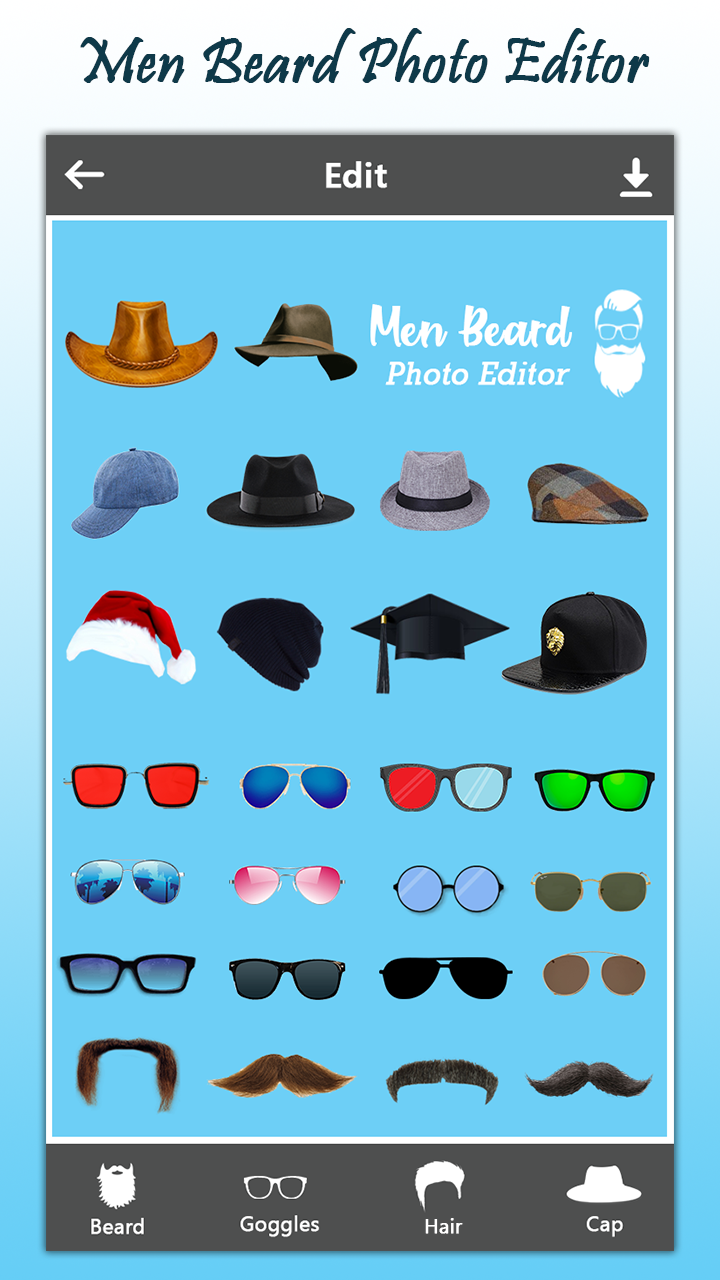 اسکرین شات 6 برنامه Men Beard Photo Editor Boy Hai