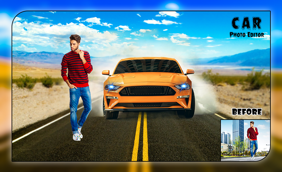اسکرین شات 1 برنامه Royal Car Photo Editor