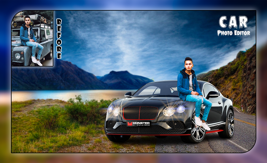 اسکرین شات 2 برنامه Royal Car Photo Editor