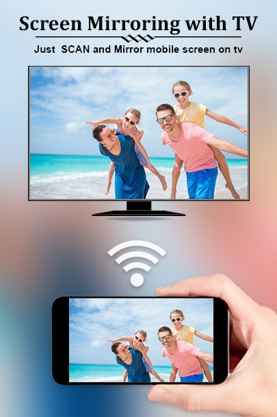 اسکرین شات 1 برنامه Screen Cast : Easy Screen Mirr