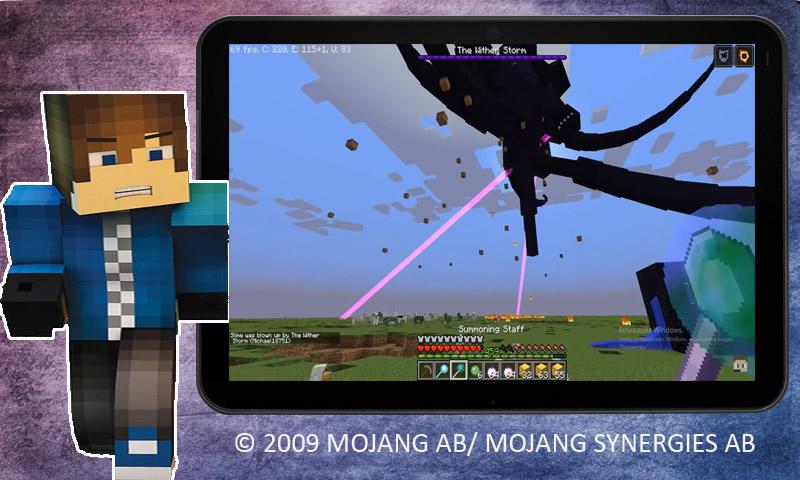 اسکرین شات 1 برنامه Wither Storm Mod