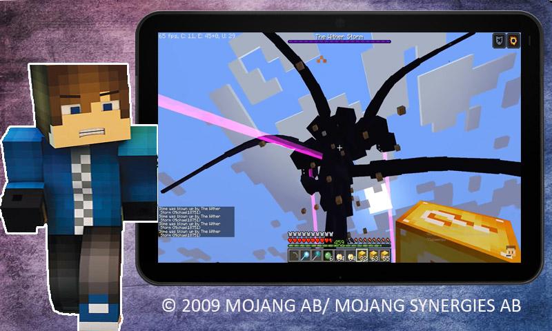 اسکرین شات 2 برنامه Wither Storm Mod