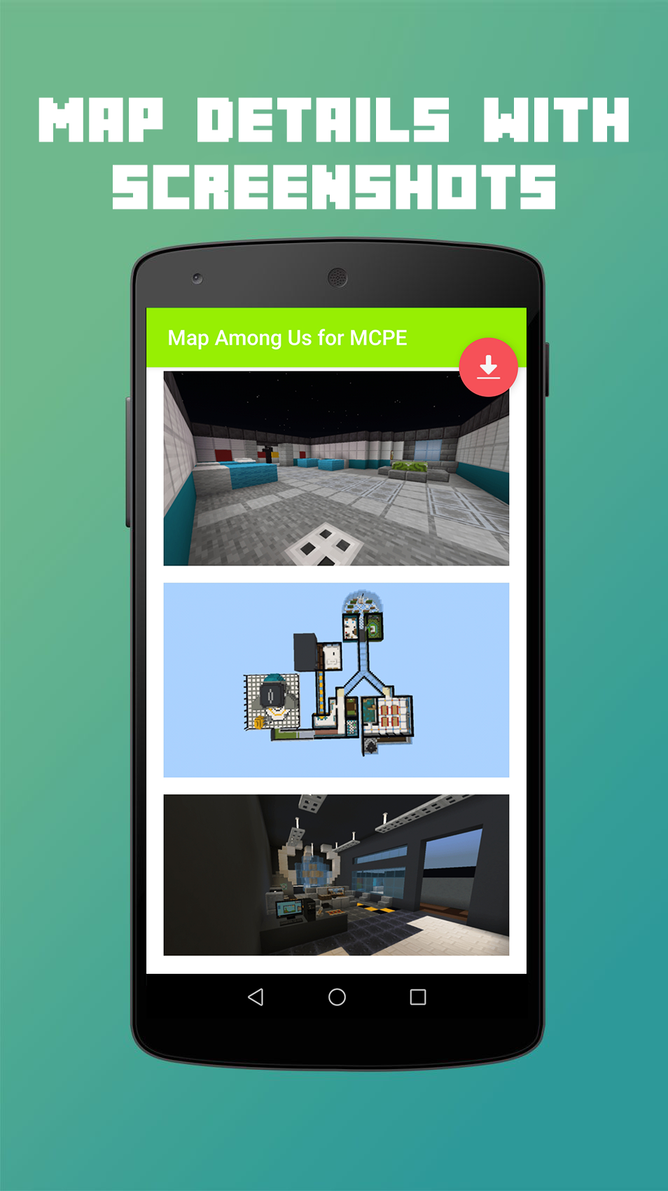 اسکرین شات 3 برنامه Map Among Us for MCPE