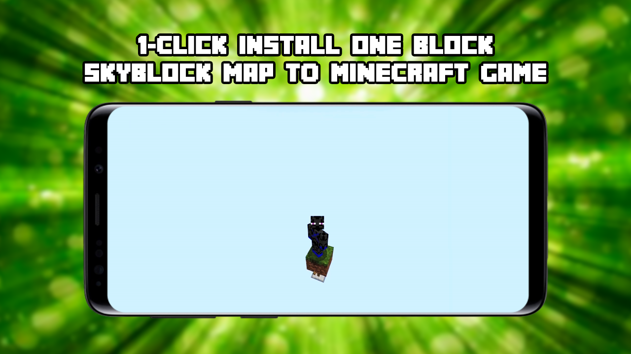 اسکرین شات 1 برنامه One Block Map for Minecraft