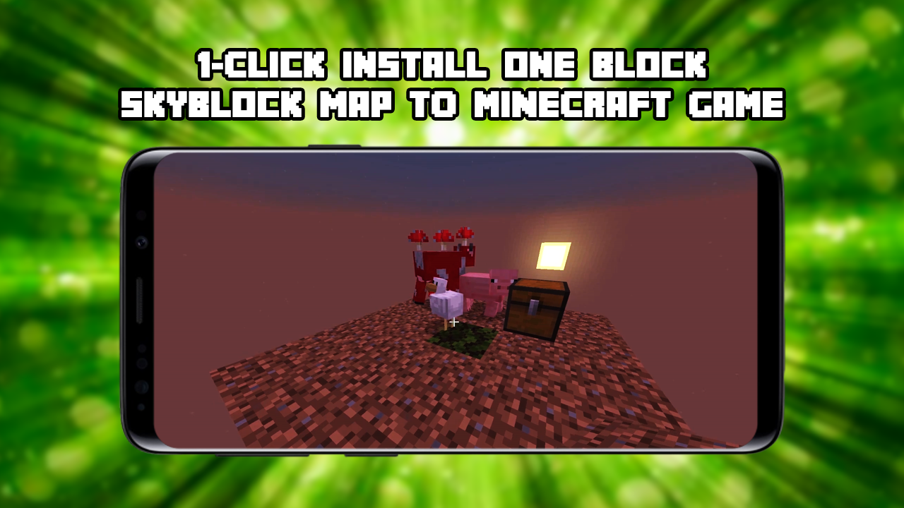 اسکرین شات 3 برنامه One Block Map for Minecraft