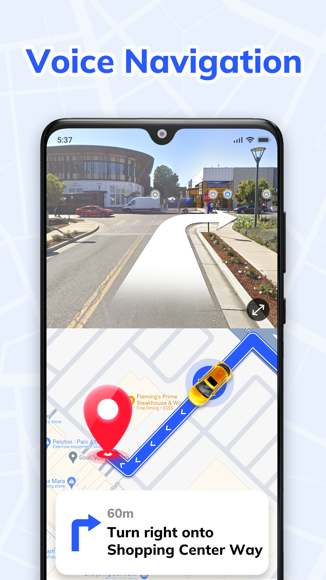 اسکرین شات 4 برنامه Voice GPS Navigation: GPS Map