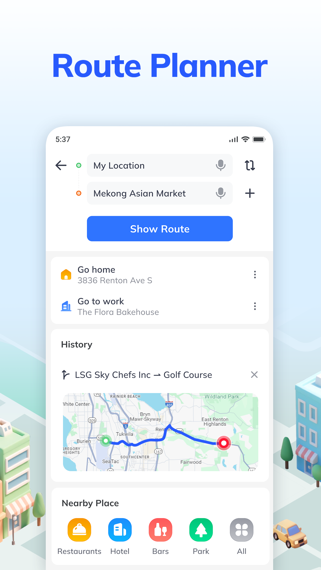 اسکرین شات 6 برنامه Voice GPS Navigation: GPS Map
