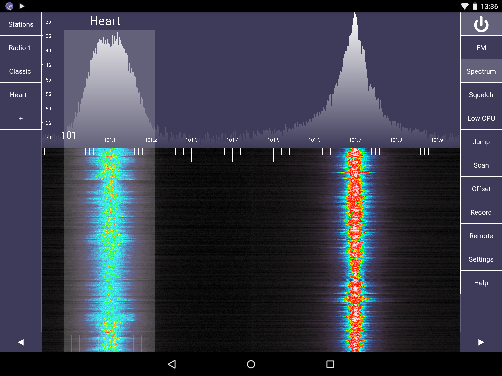 اسکرین شات 3 برنامه SDR Touch - Live radio via USB