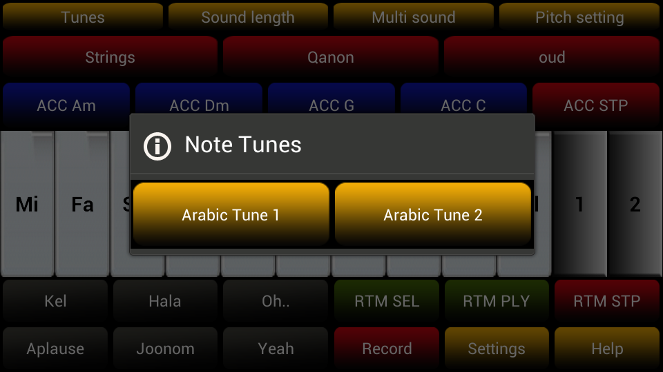 اسکرین شات 3 برنامه Arabic Musical Instrument