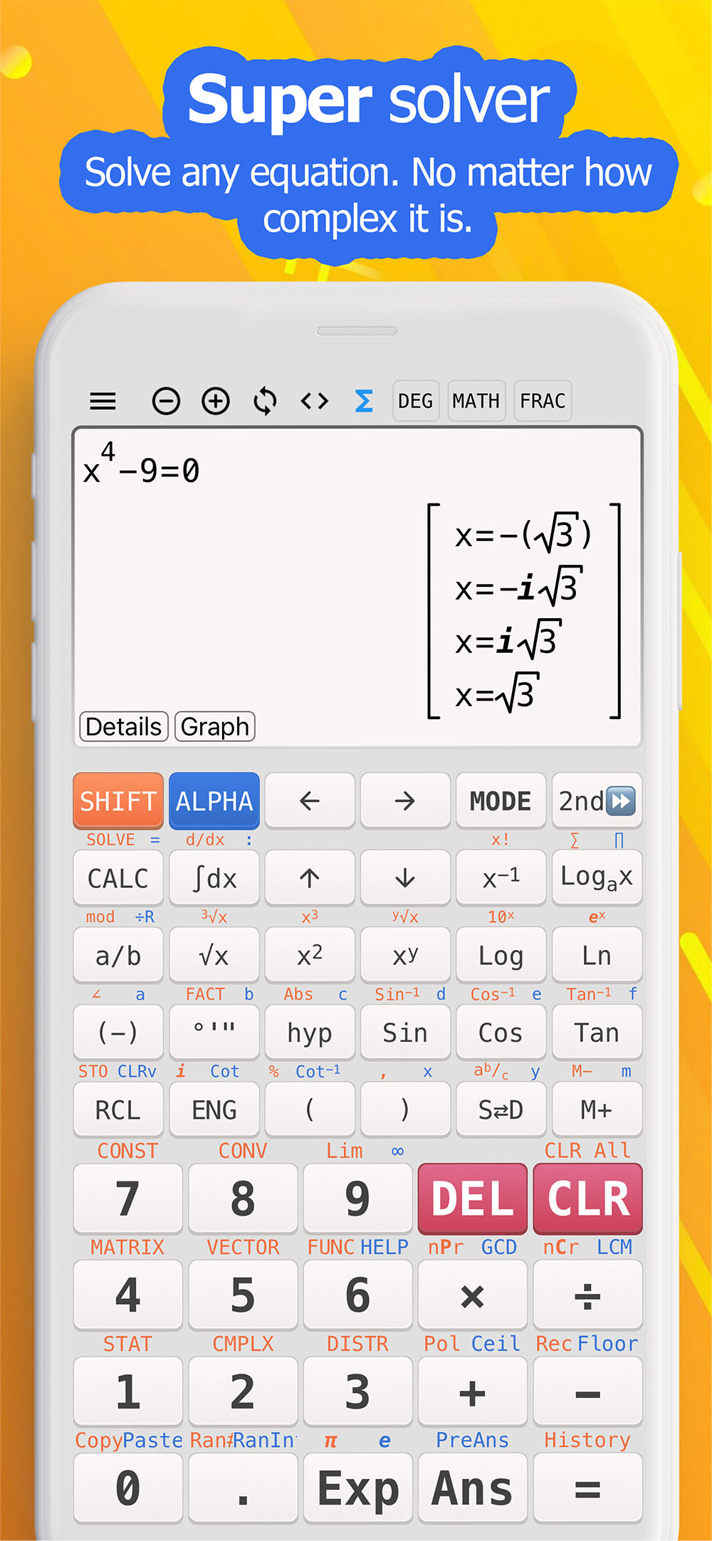 اسکرین شات 7 برنامه Math camera calculator solver