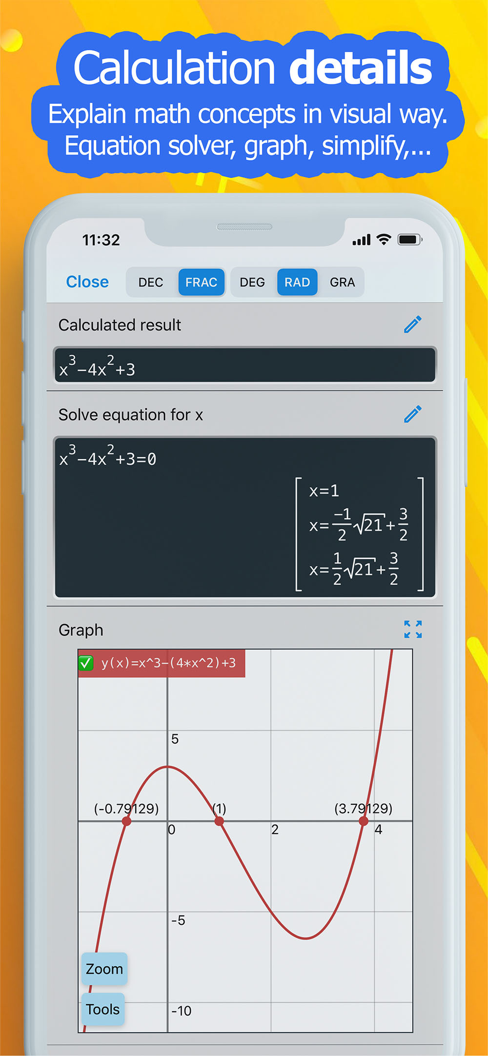 اسکرین شات 5 برنامه Math camera calculator solver