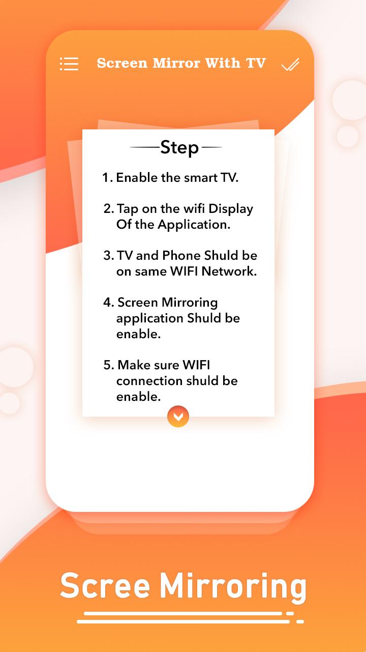 اسکرین شات برنامه Screen Mirroring with TV: Smart View 4
