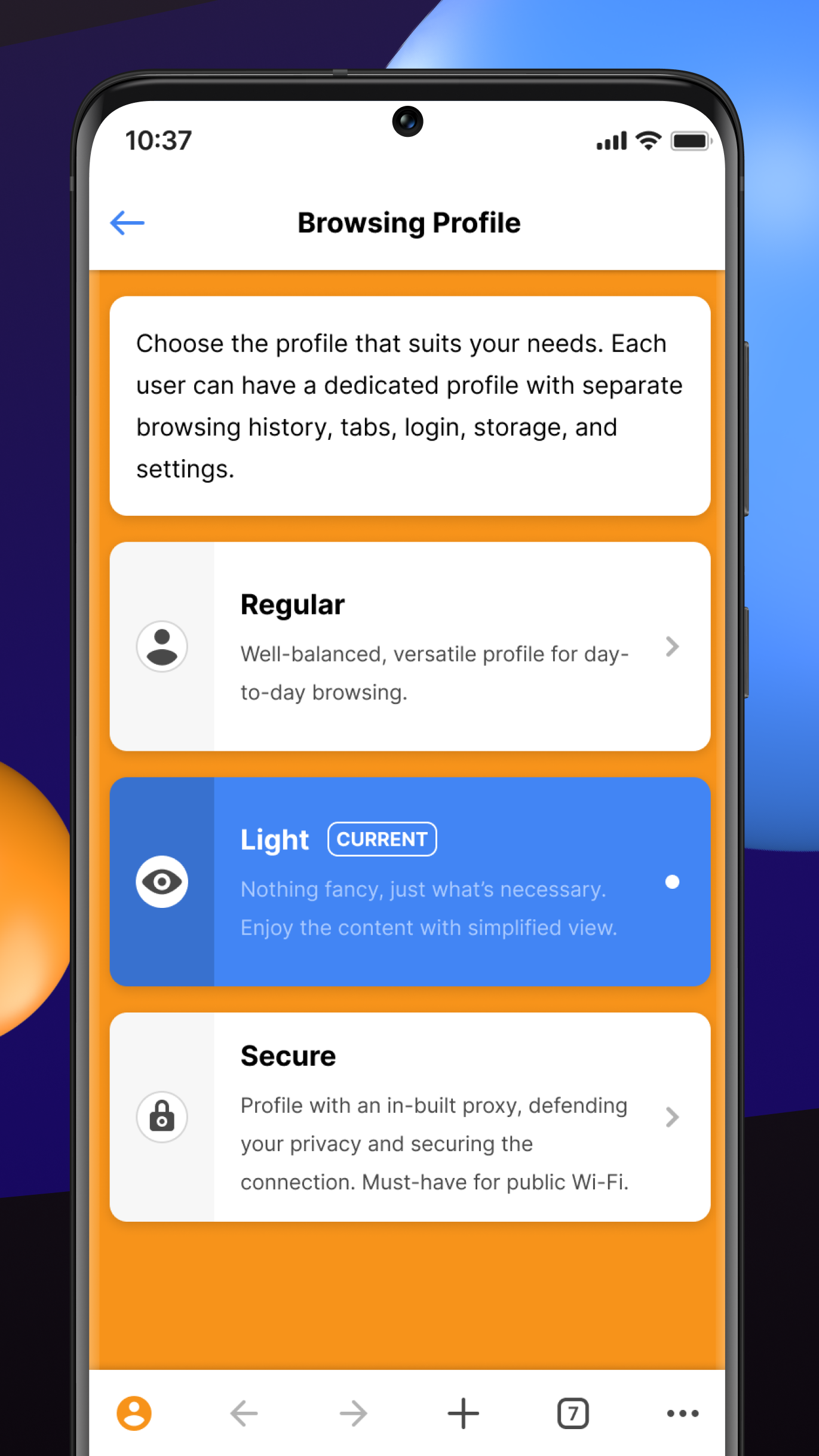 اسکرین شات 6 برنامه CryptoTab Browser Max Speed