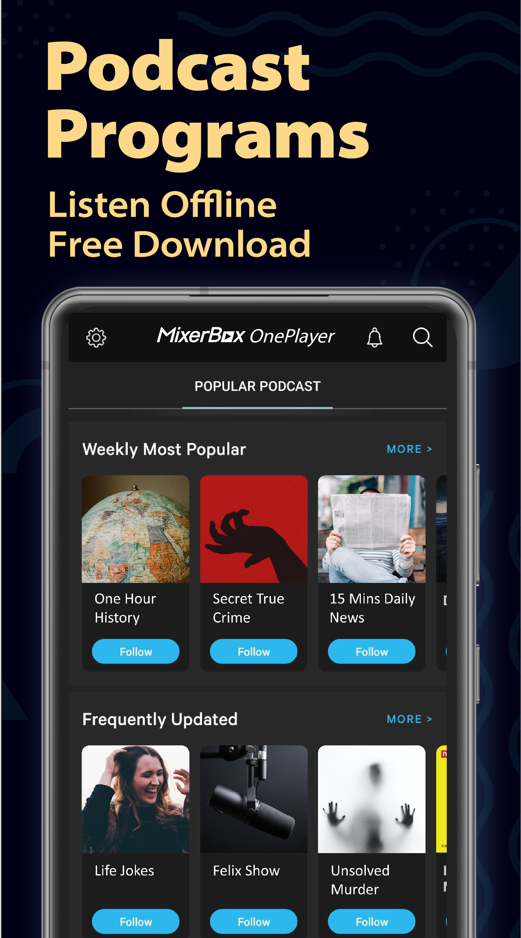 اسکرین شات 3 برنامه Music App Download Podcast Pro