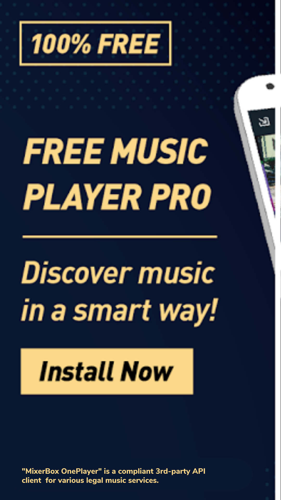 اسکرین شات 1 برنامه Music App Download Podcast Pro
