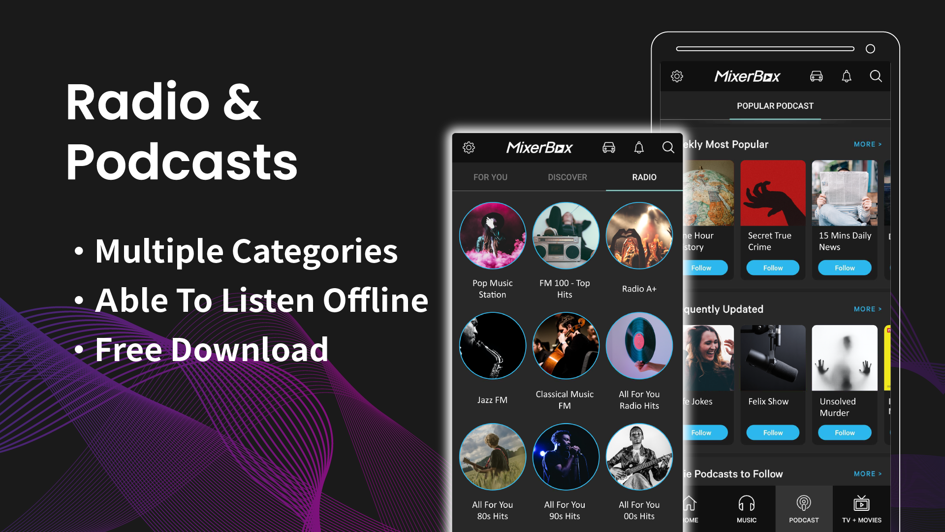 اسکرین شات 4 برنامه FREEMUSIC© MP3 Music Player