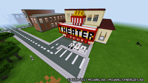 اسکرین شات 6 برنامه The School Minecraft Map