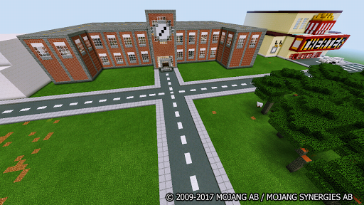 اسکرین شات 5 برنامه The School Minecraft Map