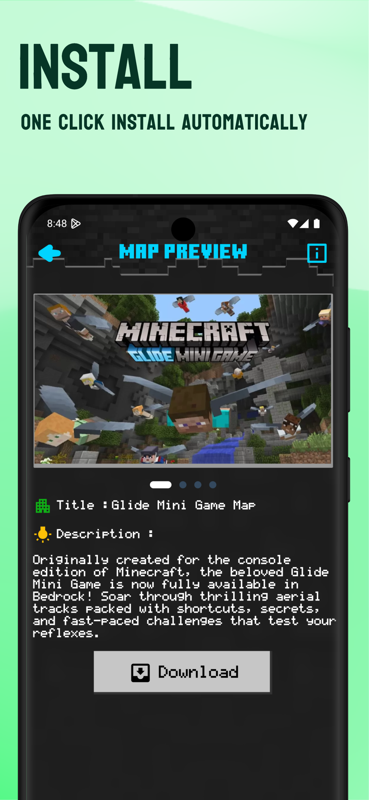 اسکرین شات 5 برنامه Addons for Minecraft Mods