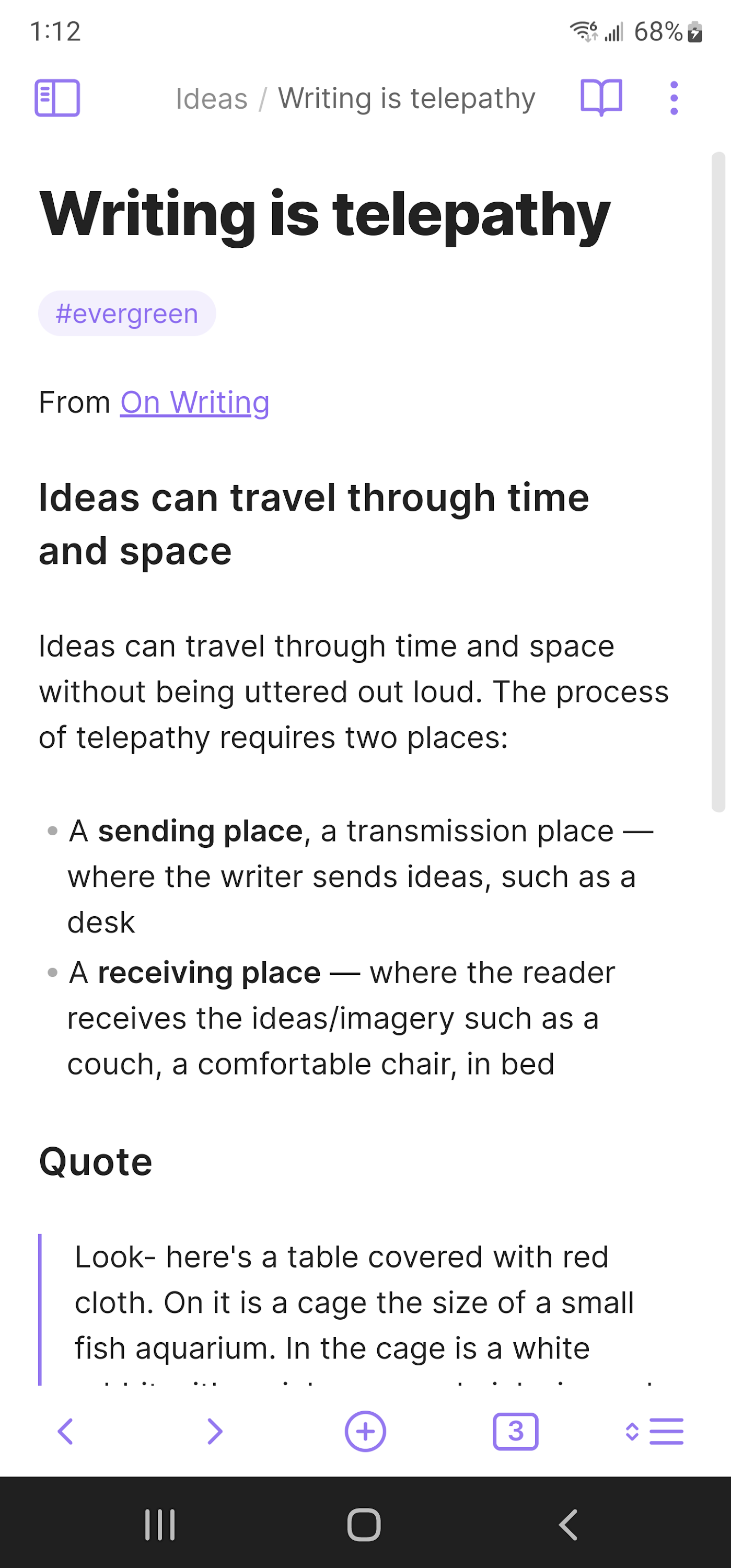 اسکرین شات 2 برنامه Obsidian