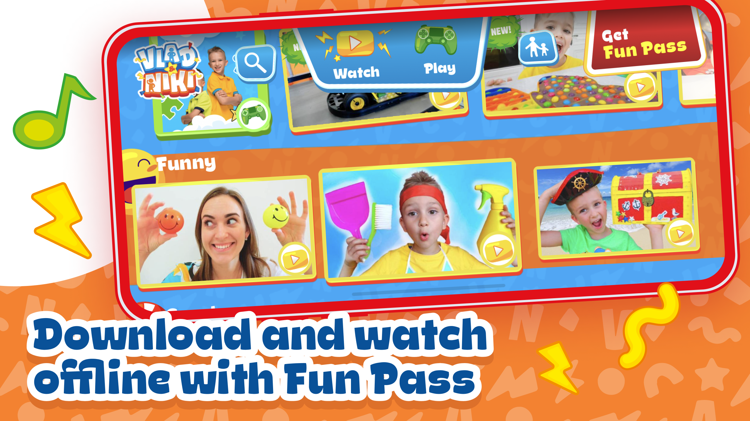 اسکرین شات 5 برنامه Vlad and Niki – games & videos