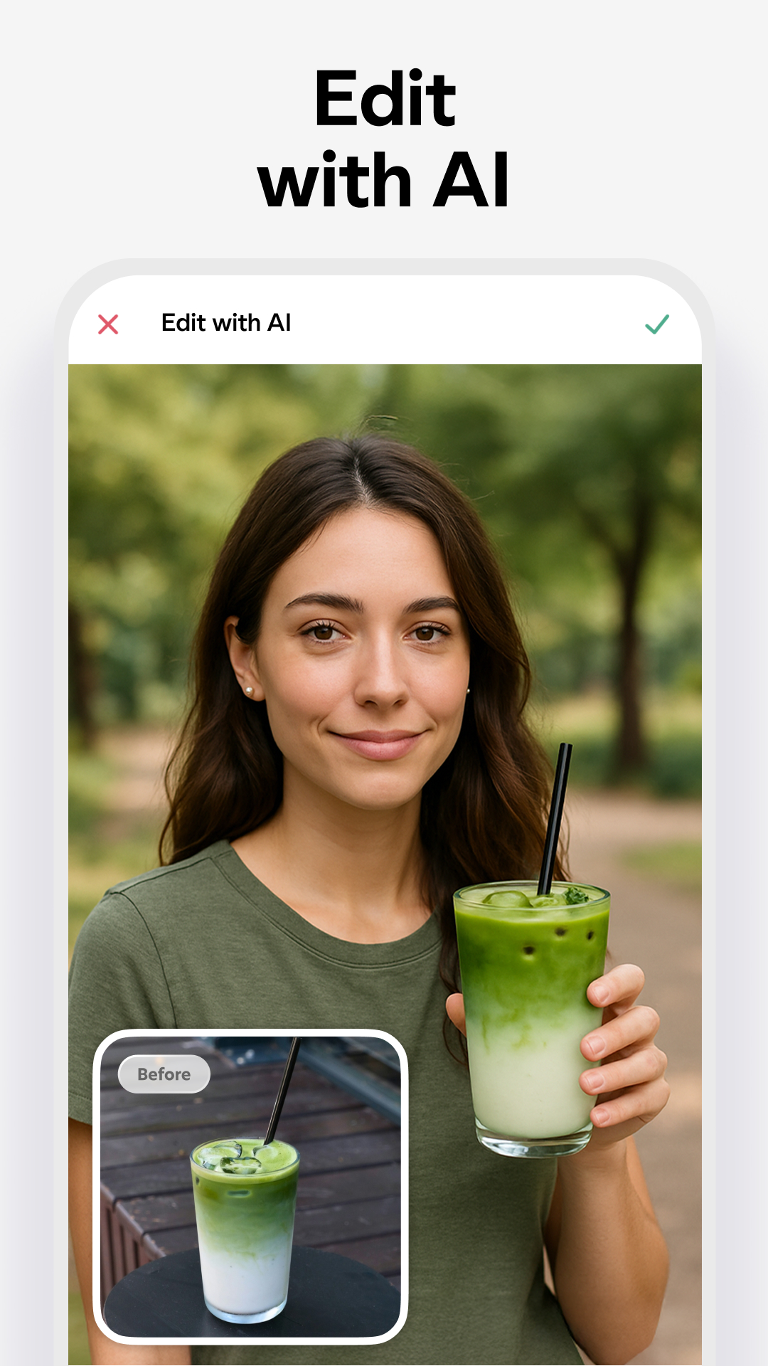 اسکرین شات 2 برنامه Bazaart AI Photo Editor Design