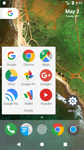 اسکرین شات 2 برنامه N+ Launcher - Nougat 7.0 / Oreo 8.0 / Pie 9.0