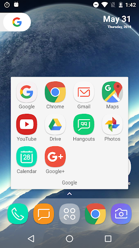 اسکرین شات 6 برنامه N+ Launcher - Nougat 7.0 / Oreo 8.0 / Pie 9.0