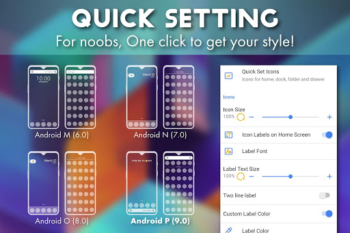 اسکرین شات 4 برنامه PSOL Launcher - Pixel Style Omni Launcher