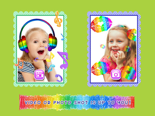 اسکرین شات 6 بازی Crazy Rainbow Selfie Lense Camera Girl Makeup Cam