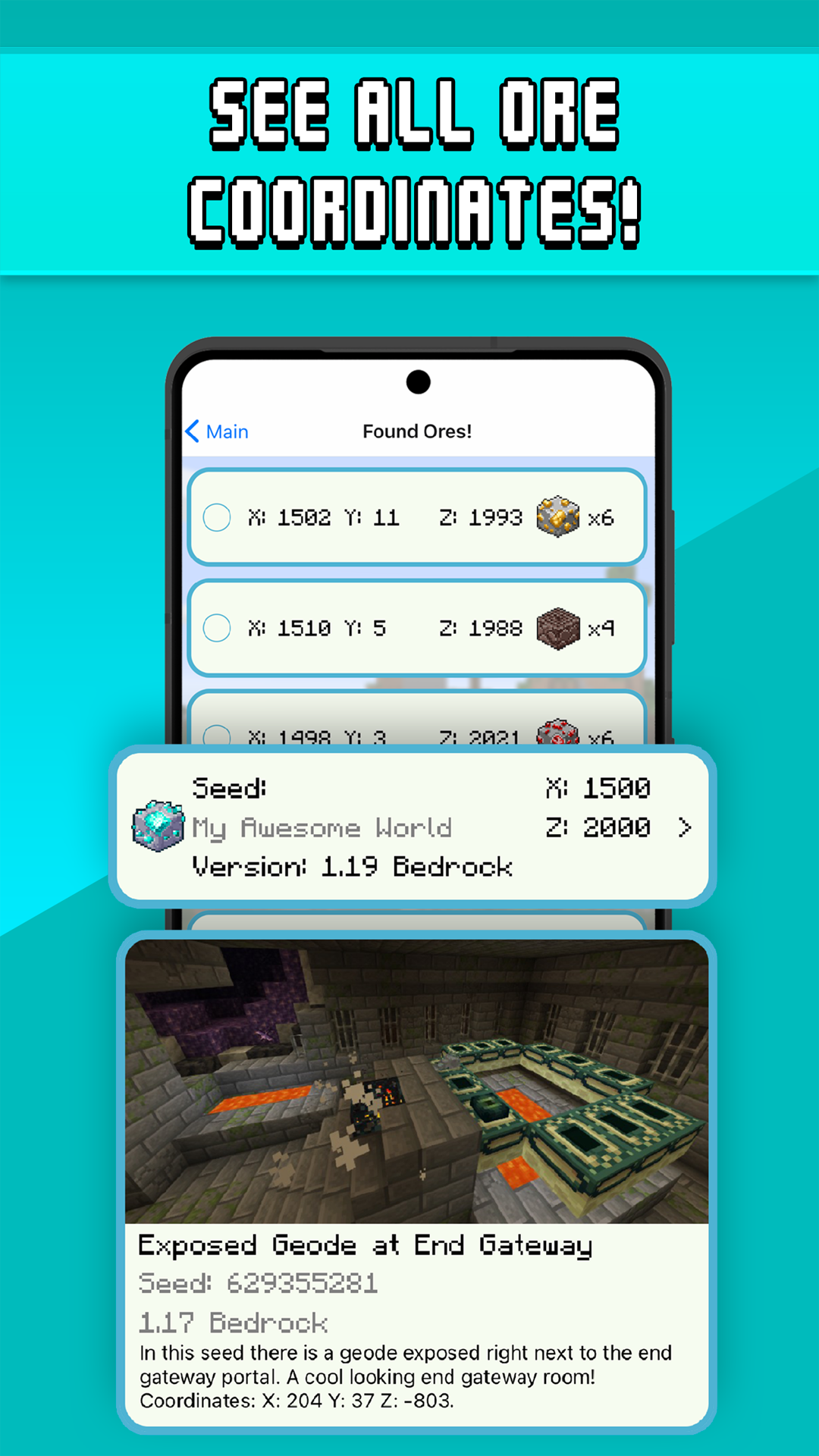 اسکرین شات 3 بازی Find Diamonds for Mine & craft