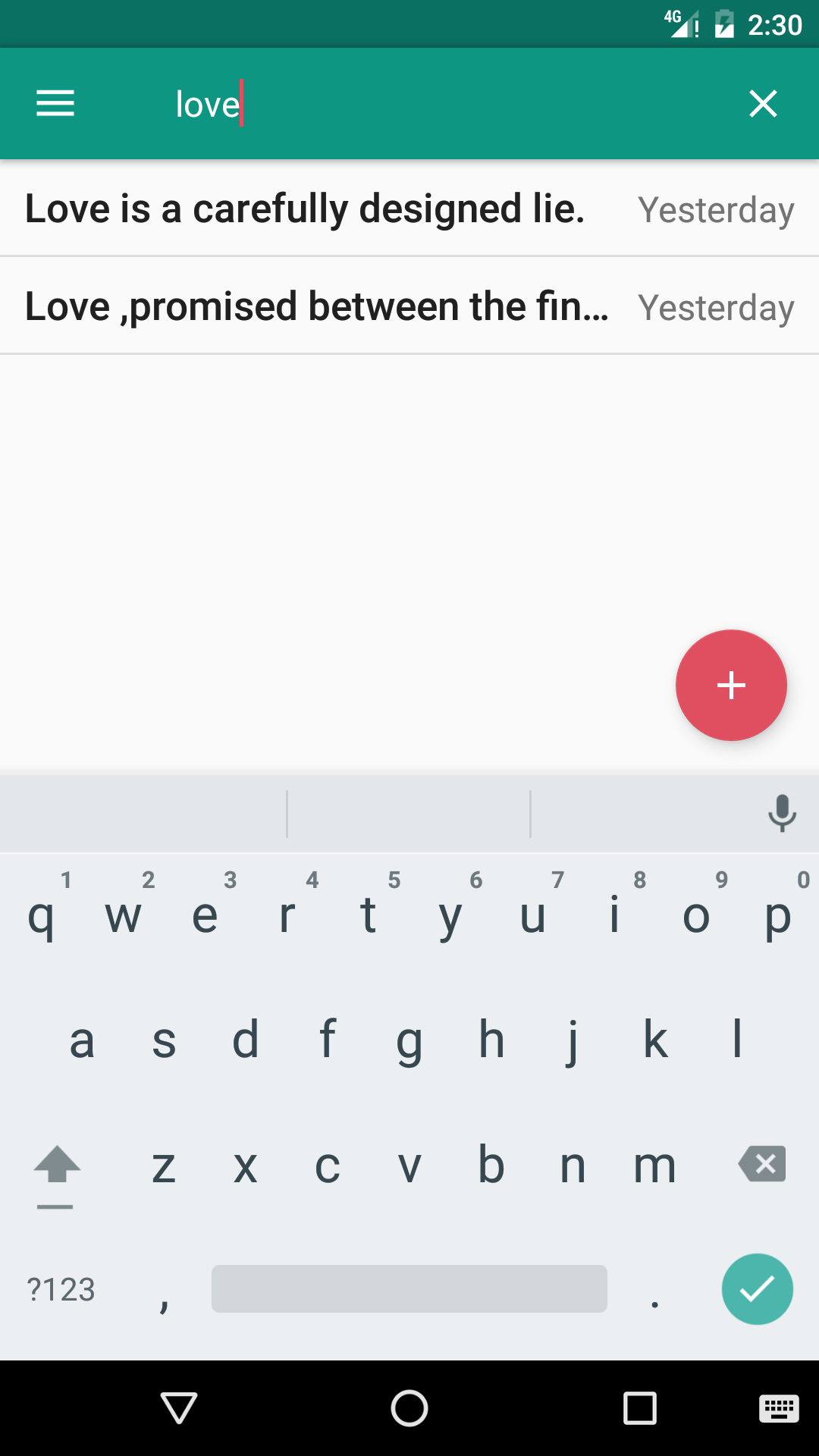 اسکرین شات 3 برنامه Simple Notepad
