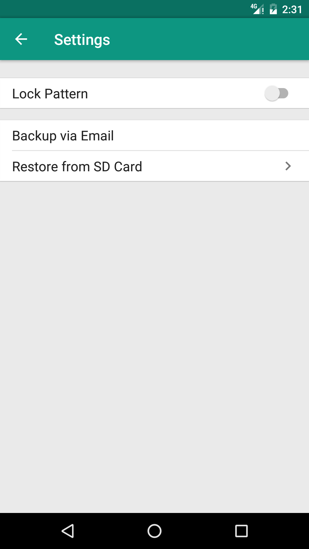 اسکرین شات 5 برنامه Simple Notepad