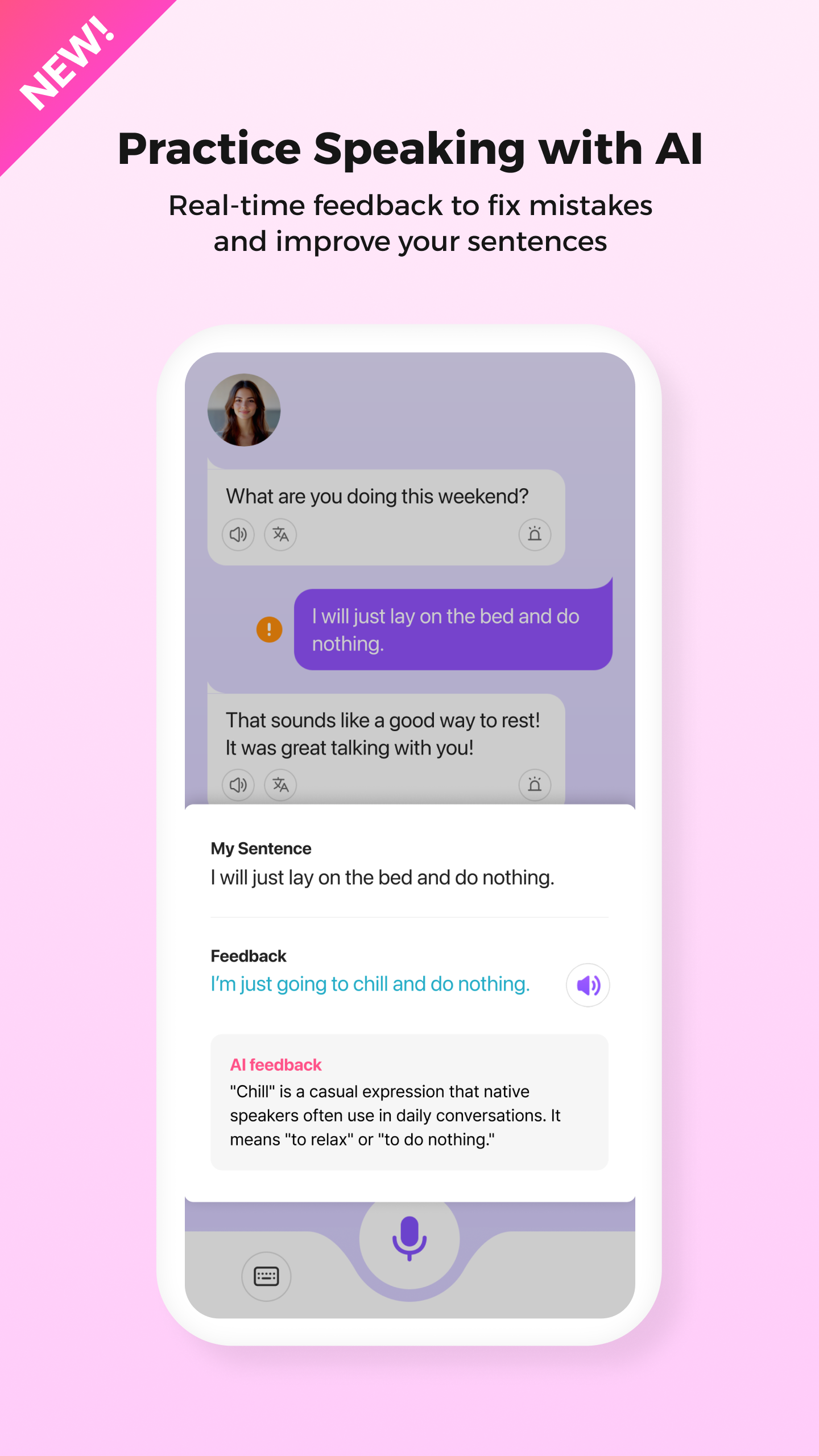 اسکرین شات 2 برنامه Cake - Learn English & Korean