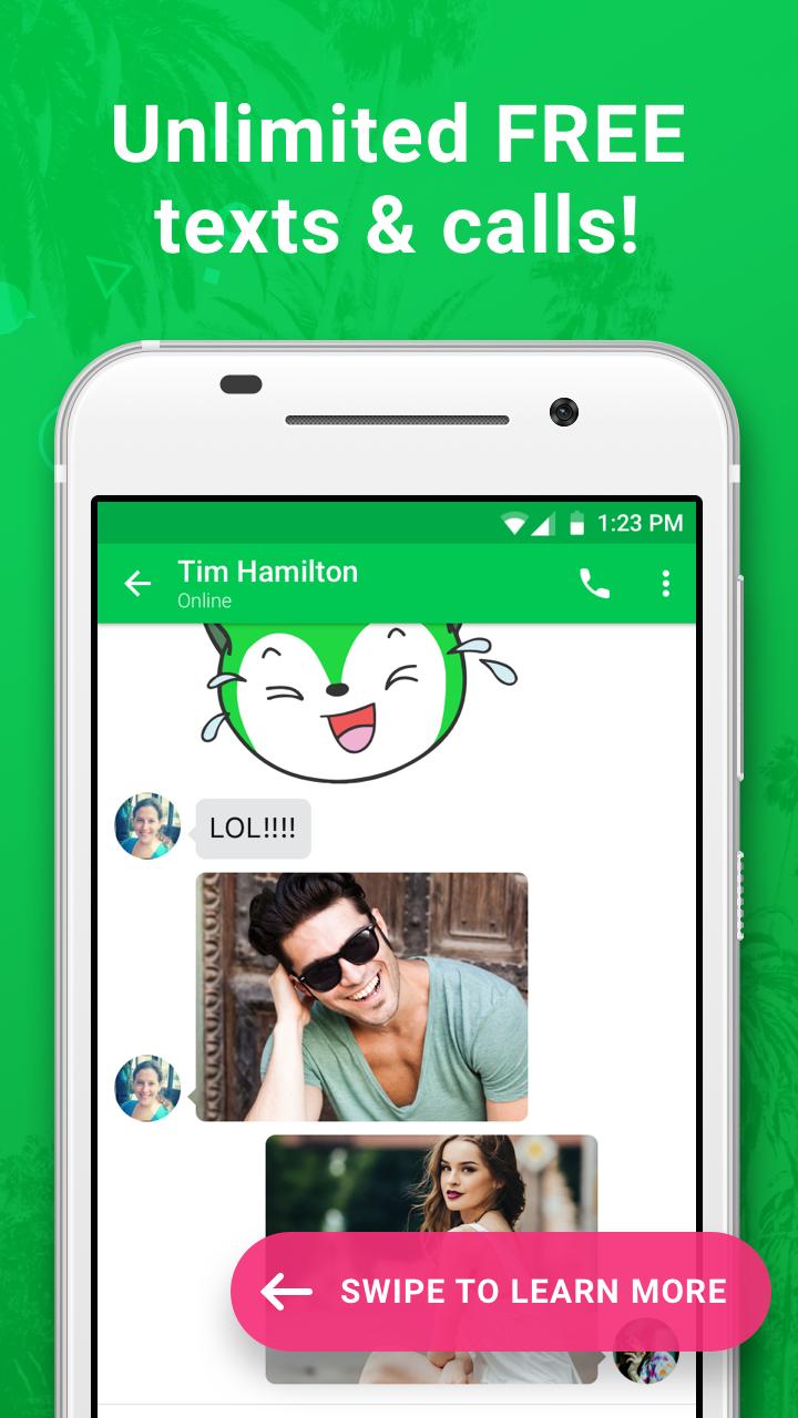 اسکرین شات 1 برنامه Nextplus: Phone # Text + Call