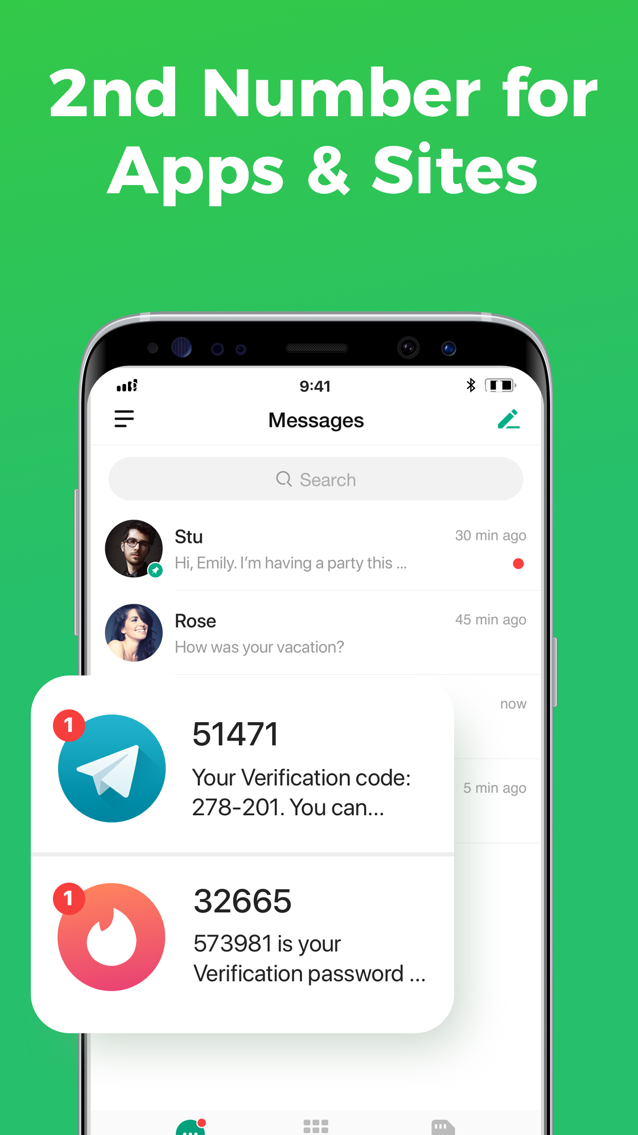 اسکرین شات 5 برنامه 2nd Line - Second Phone Number
