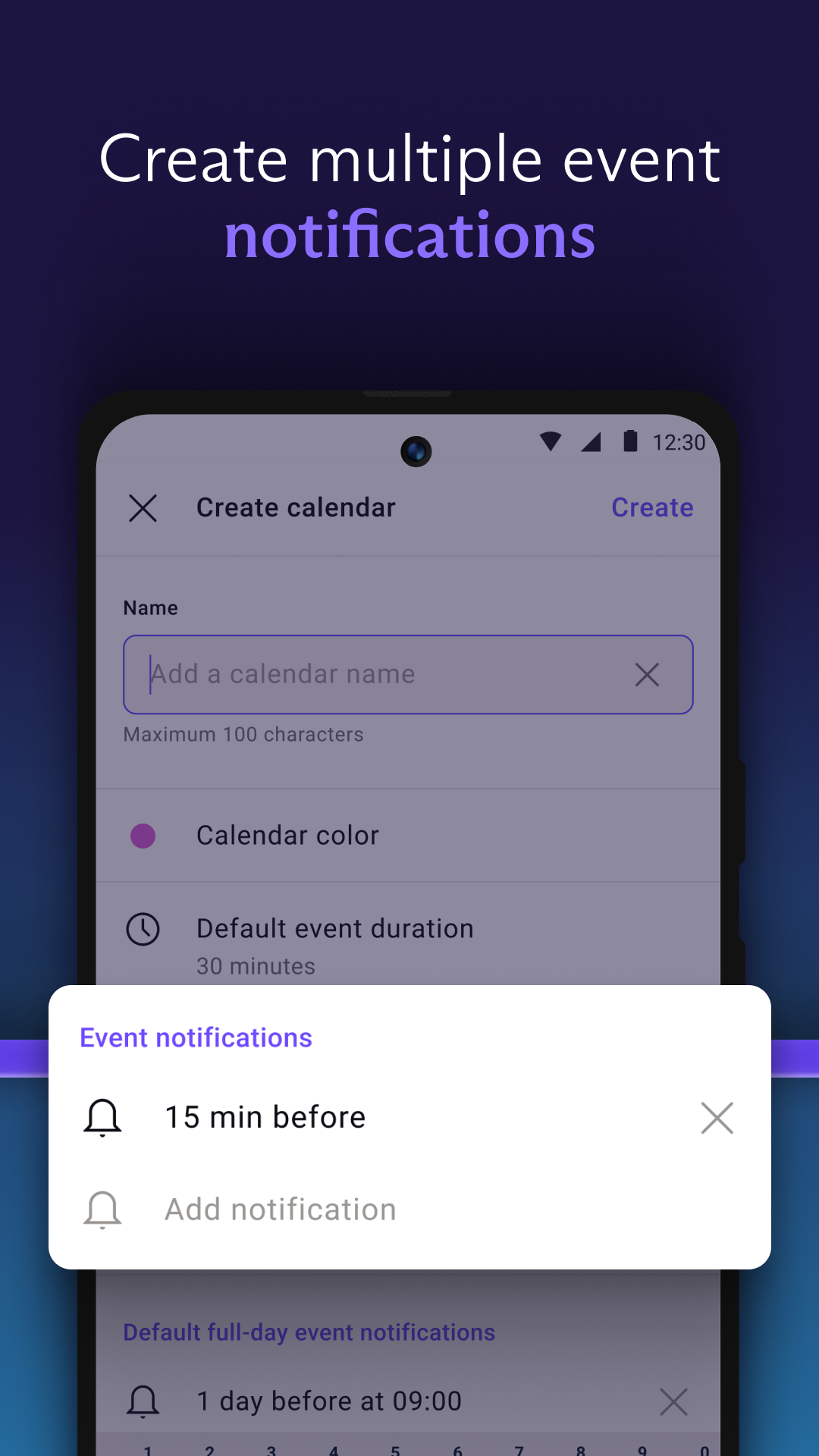 اسکرین شات 3 برنامه Proton Calendar: Secure Events