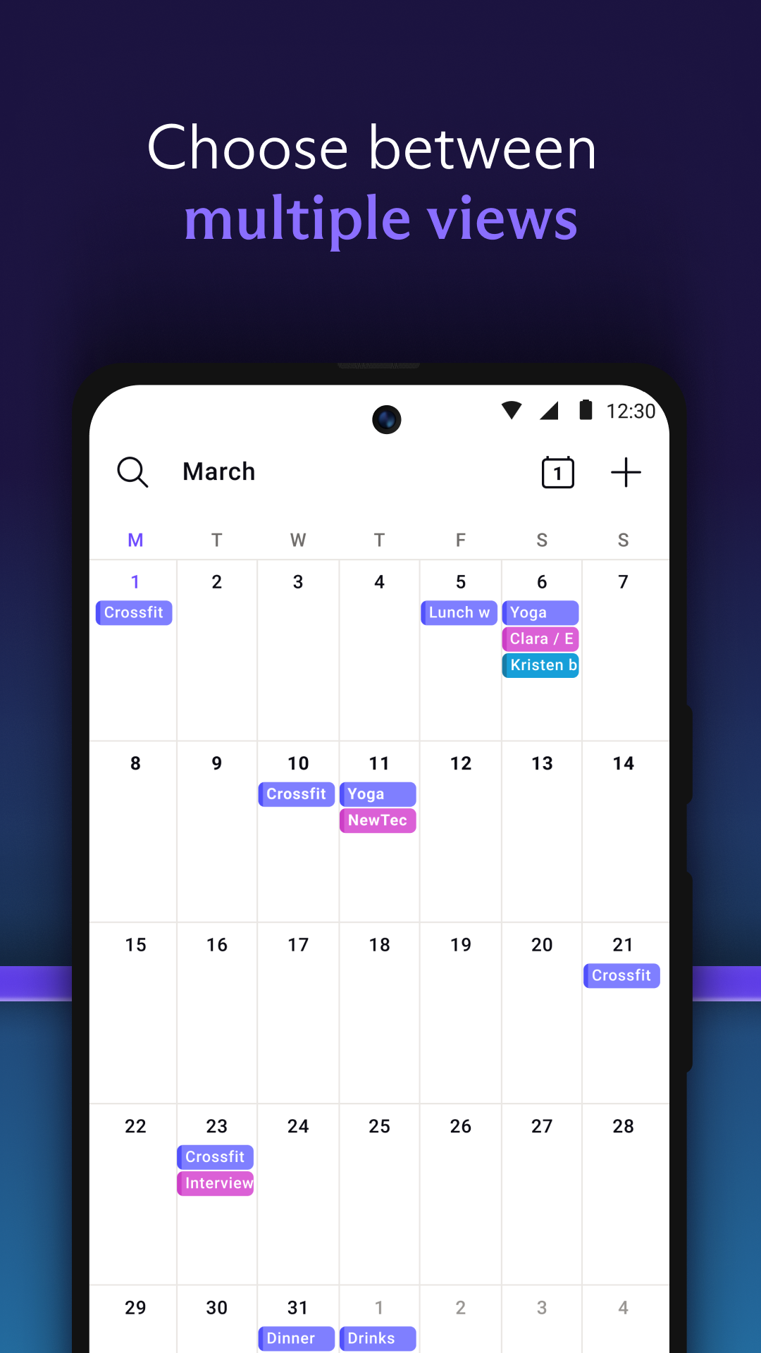 اسکرین شات 6 برنامه Proton Calendar: Secure Events