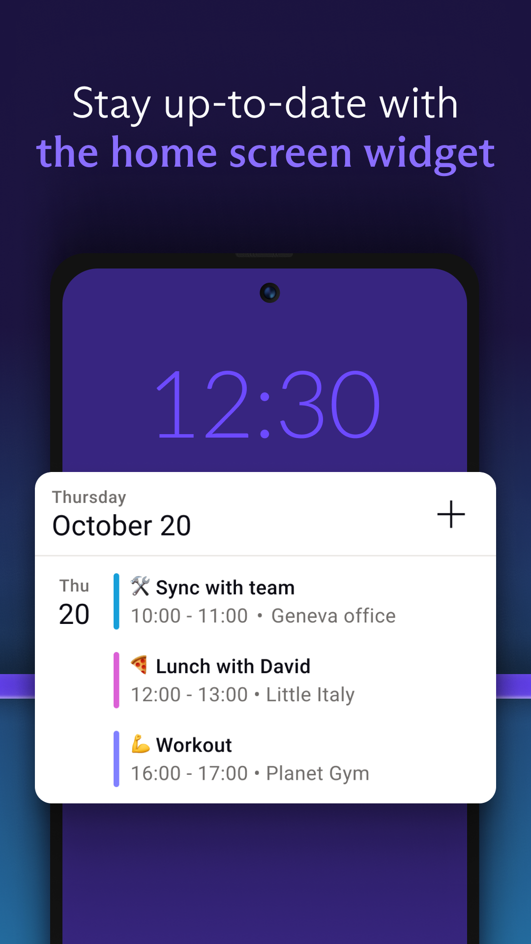 اسکرین شات 2 برنامه Proton Calendar: Secure Events