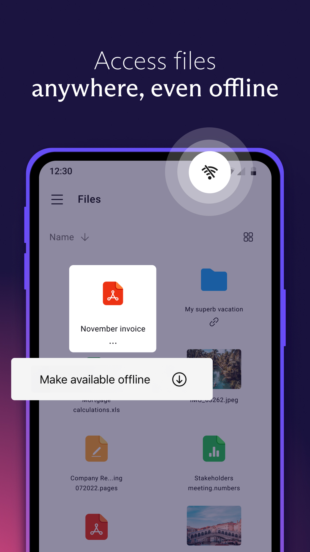 اسکرین شات 5 برنامه Proton Drive: Cloud Storage