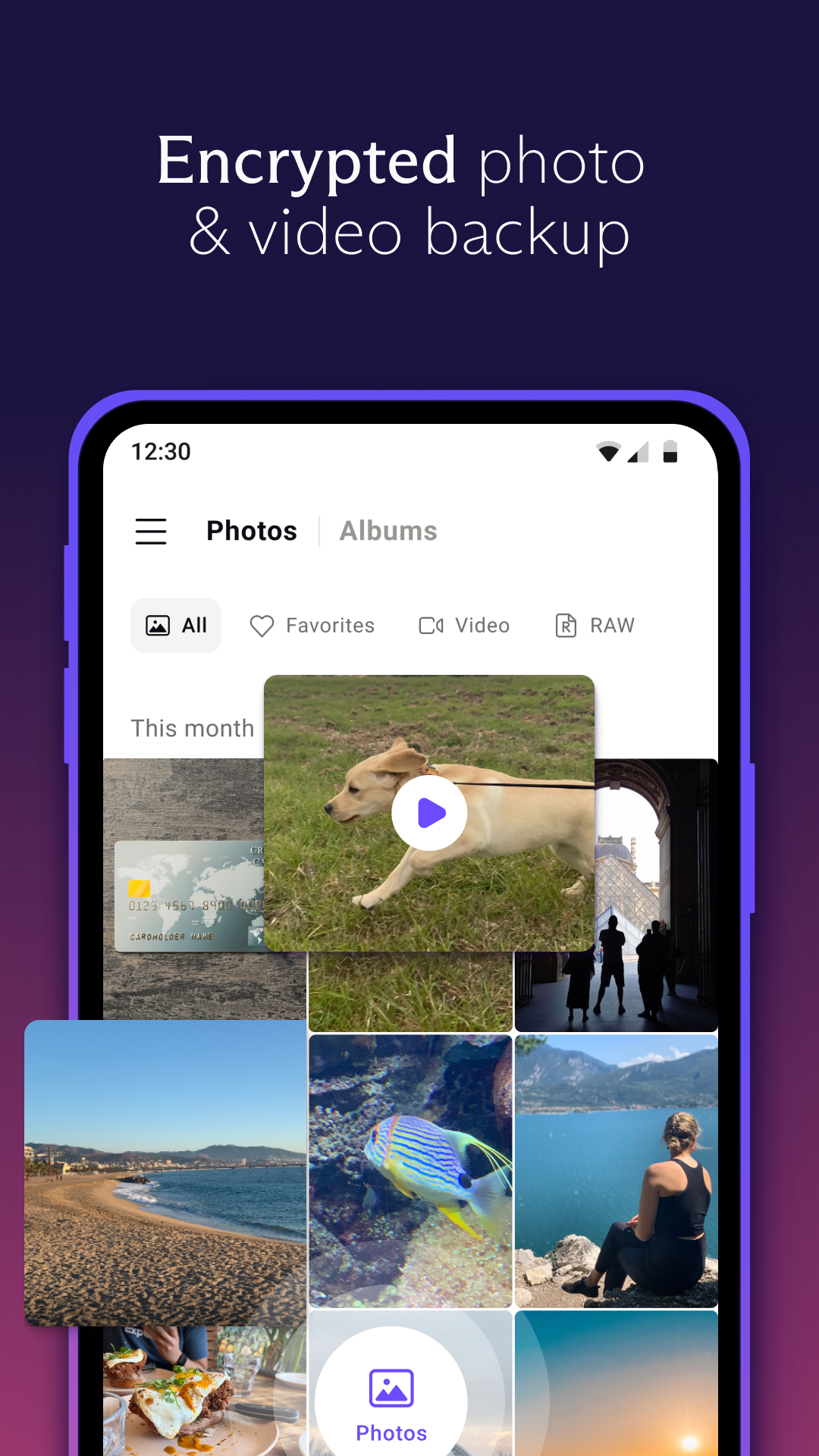 اسکرین شات 2 برنامه Proton Drive: Cloud Storage