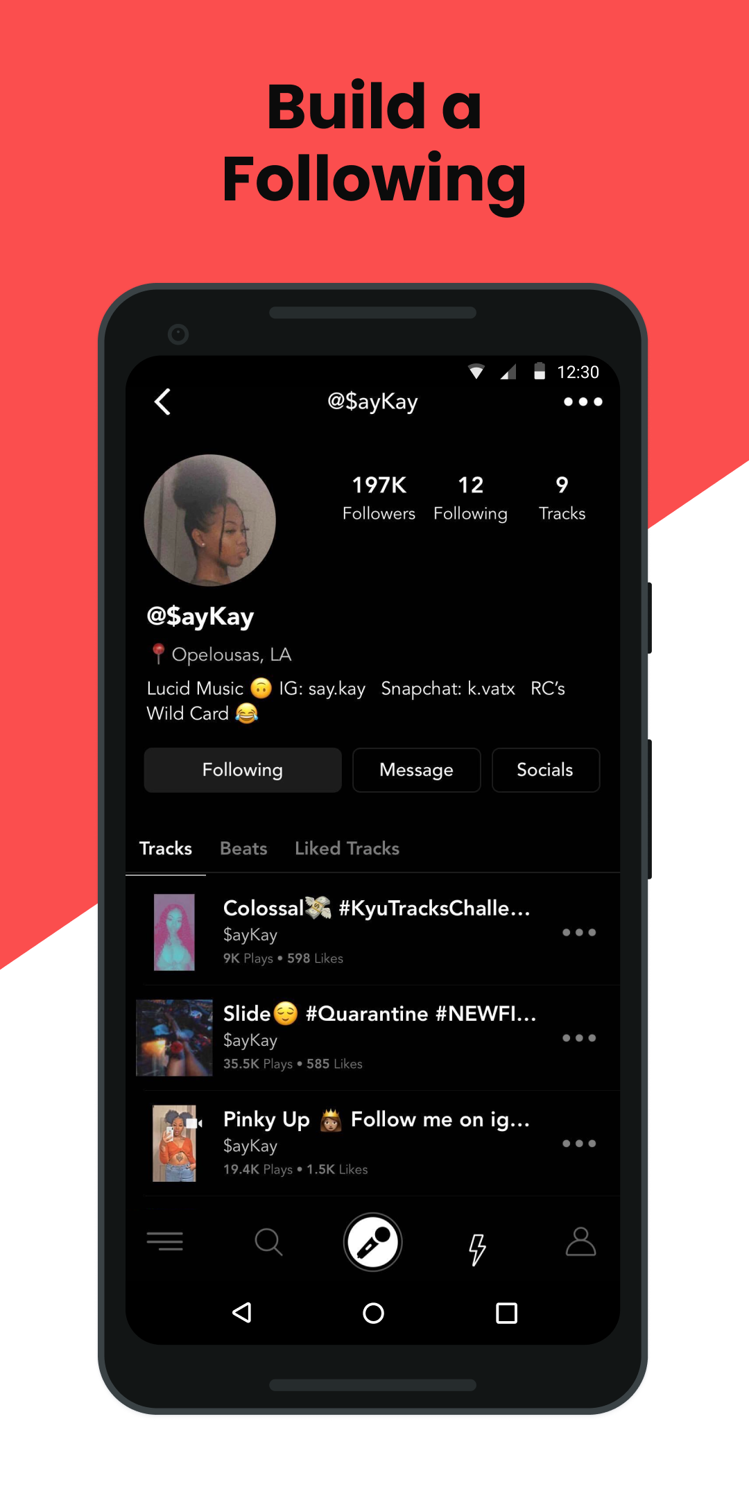 اسکرین شات 7 برنامه Rapchat: Music Maker Studio