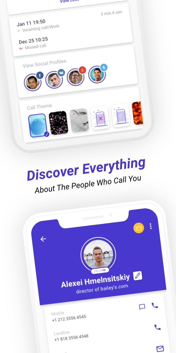 اسکرین شات 8 برنامه CallerID: Phone Call Blocker