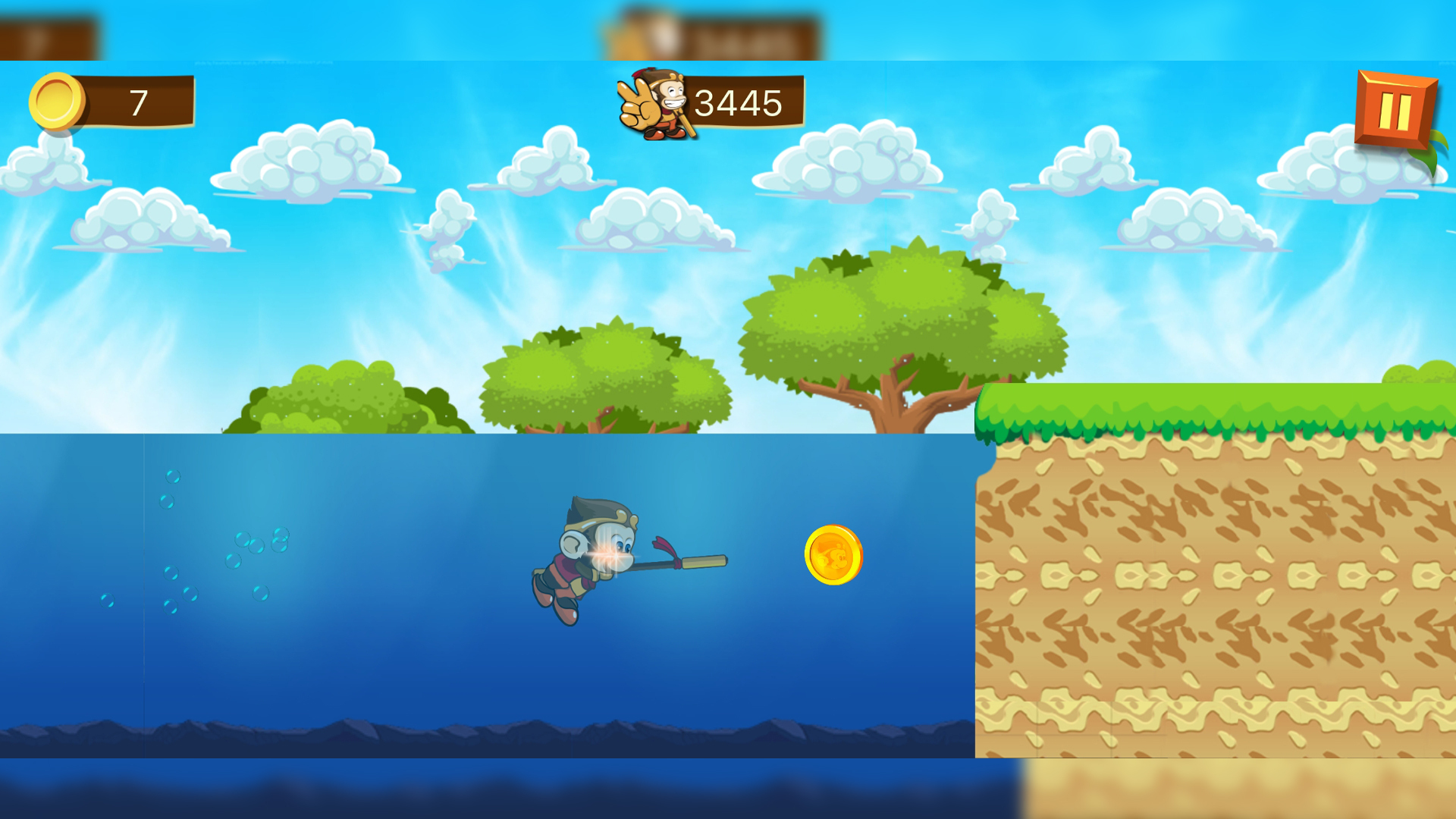 اسکرین شات 2 بازی نینجا مانکی